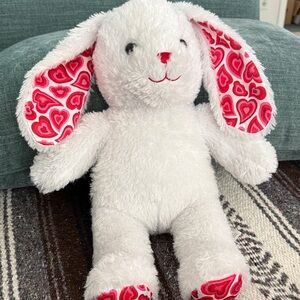 Build-A-Bear Workshop Groovy Hearts Pawlette Bunny Plush Pink Tie Dye Heart